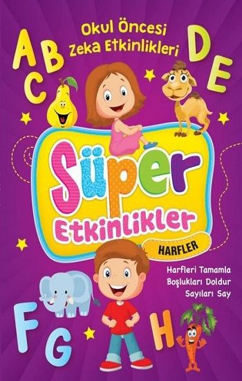 Süper Etkinlikler - Okul Öncesi Zeka Etkinlikleri - Bıcırık Yayınları Kitap