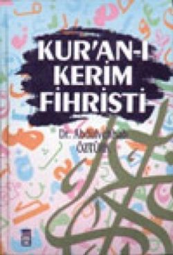 Kur’an-ı Kerim Fihristi Abdülvehhab Öztürk Türkçe kitap kapağı