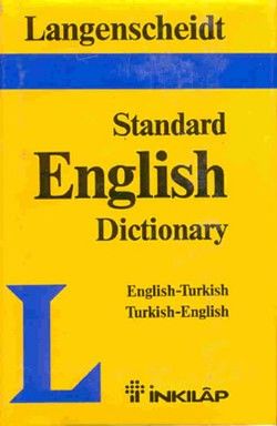 Langenscheid Standard English Dictionary English-Turkish Turkish-English - İnkılap Kitabevi Kitap