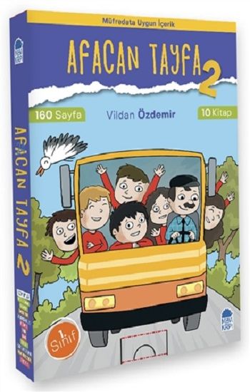 Afacan Tayfa 2 - 1.Sınıf Okuma Seti (10 Kitap Takım) - Mavi Kirpi Yayınları Kitap