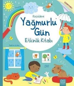 Küçüklere Yağmurlu Gün Etkinlik Kitabı - 1001 Çiçek Kitaplar Kitap