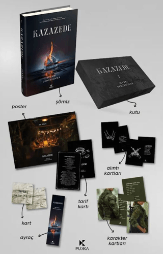 Kazazede - 1 (Kutulu Set) - Pukka Yayınları Kitap
