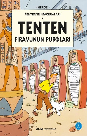 Tenten Firavunun Puroları - Tenten'in Maceraları 4 - Alfa Yayınları Kitap