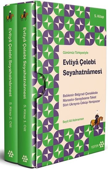 Evliya Çelebi Seyahatnamesi (5 Kitap 2 Cilt) (Kutulu) - Yeditepe Yayınevi Kitap