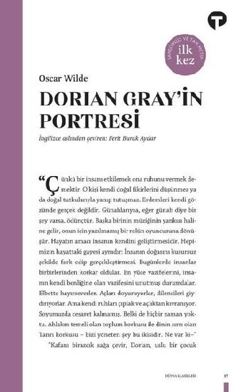 Dorian Gray'in Portresi - Turkuvaz Kitap Kitap