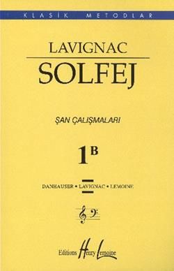 Lavignac Solfej 1B (Büyük Boy) - Porte Müzik Eğitim Merkezi Kitap