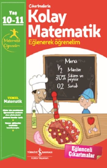 Çıkartmalarla Kolay Matematik 10-11 Yaş - İş Bankası Kültür Yayınları Kitap