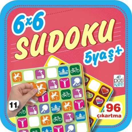 6 x 6 Sudoku – 11 (5 Yaş +) - Pötikare Yayıncılık Kitap