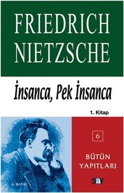 İnsanca, Pek İnsanca 1. Kitap Friedrich Wilhelm Nietzsche Türkçe kitap kapağı