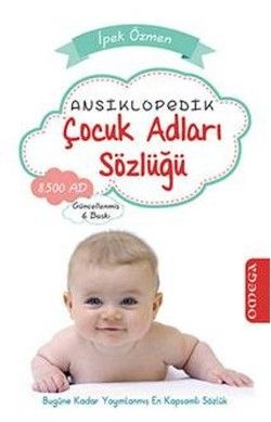 Ansiklopedik Çocuk Adları Sözlüğü Omega Türkçe kitap kapağı