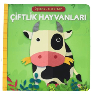 Çiftlik Hayvanları;Üç Boyutlu Kitap - Masalperest Kitap