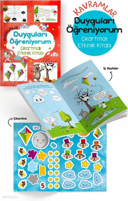 Kavramlar - Duyguları Öğreniyorum - Bigkids Yayınları Kitap
