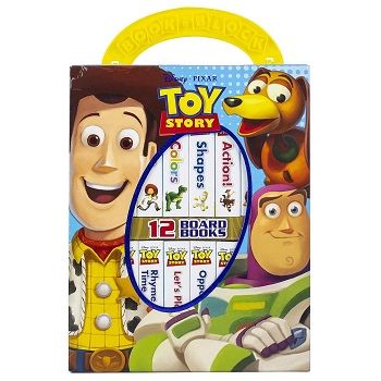 Disney: My First Library 12 Board Books- Toy Story Woody, Buzz Lightyear, and More! - Pi Kids Kitap