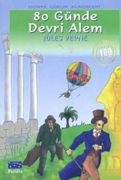80 Günde Devri Alem Jules Verne Türkçe çocuk kitabı kapağı