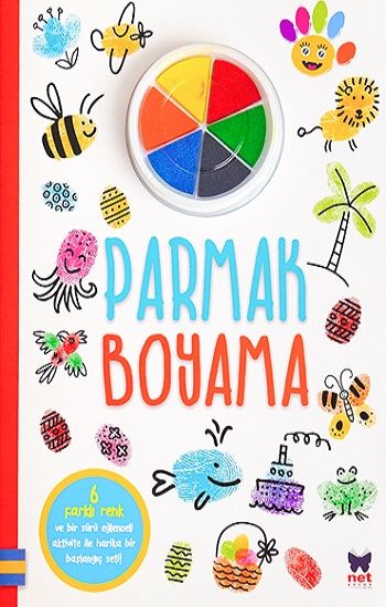 Parmak Boyama - Turuncu - Net Çocuk Yayınları Kitap