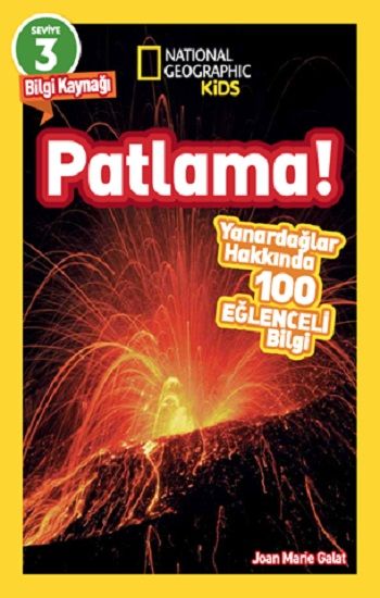National Geographic Kids Okuma Serisi Seviye 3 - Patlama - Beta Kids Kitap