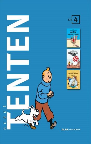 Tenten'in Maceraları Cilt 4 Üç Kitap Birarada (Ciltli-Kutulu) - Alfa Yayınları Kitap