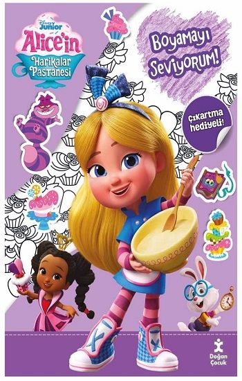 Disney Alice'in Harikalar Pastenesi Boyama - Doğan Çocuk Kitap