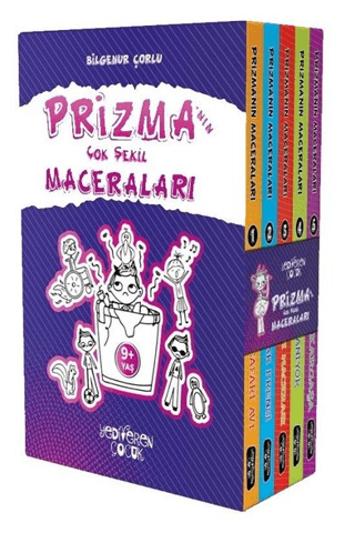 Prizma'nın Çok Şekil Maceraları Seti (5 Kitap Takım) - Yediveren Çocuk Kitap