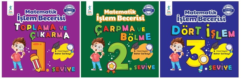 Matematik İşlem Becerisi Seti (3 Kitap) - Çocuk Gelişimi Yayınları Kitap