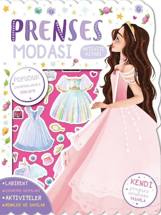 Prenses Modası – Çıkartmalı Aktivite Kitabı - İndigo Çocuk Kitap