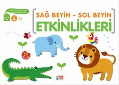 Sağ Beyin-Sol Beyin Etkinlikleri 4 - Minik Ada Yayınları Kitap