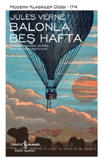 Balonla Beş Hafta - İş Bankası Kültür Yayınları Kitap