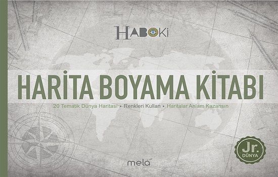 Harita Boyama Kitabı - Mela Yayınları Kitap