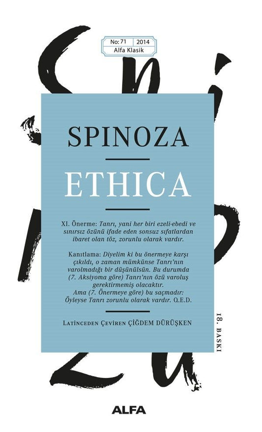 Ethica - Alfa Yayınları Kitap