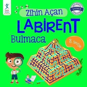 Zihin Açan Labirent Bulmaca 3. Seviye - Çocuk Gelişimi Yayınları Kitap