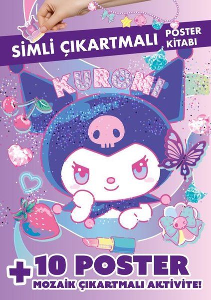 Kuromi Simli Çıkartmalı Poster Kitabı - Doğan Çocuk Kitap