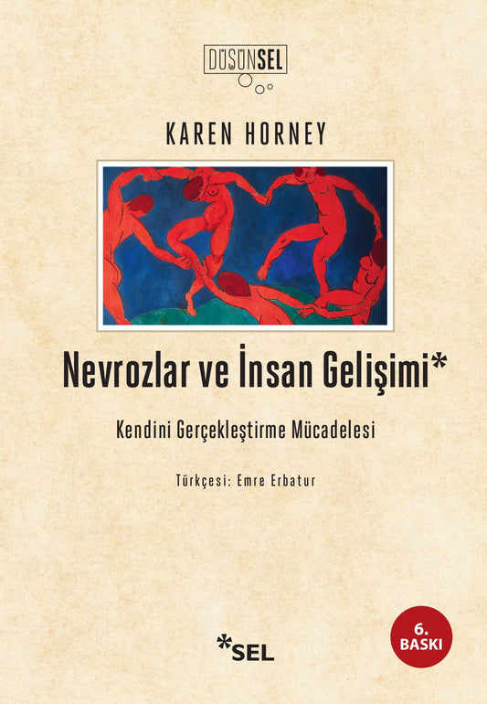 Nevrozlar ve İnsan Gelişimi Karen Horney Türkçe kitap kapağı