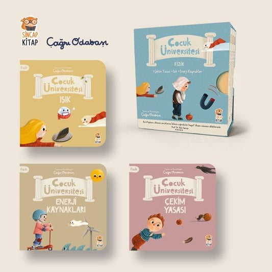 Çocuk Üniversitesi Fizik Set (3 Kitap) - Sincap Kitap Kitap
