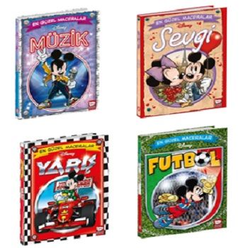 Disney Çizgi Roman Serisi 4 Kitap - Beta Kids Kitap