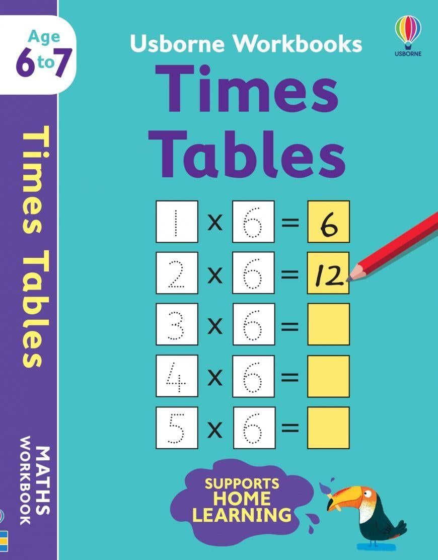 Usborne Workbooks Times Tables 6-7 - Usborne Publishing Kitap