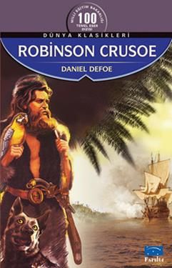 Robinson Crusoe Daniel Defoe Türkçe çocuk kitabı kapağı