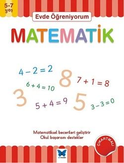 Evde Öğreniyorum - Matematik - Mavi Kelebek Yayınları Kitap