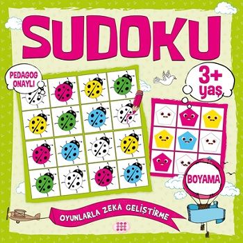 Çocuklar İçin Sudoku Boyama (3+ Yaş) - Dokuz Yayınları Kitap