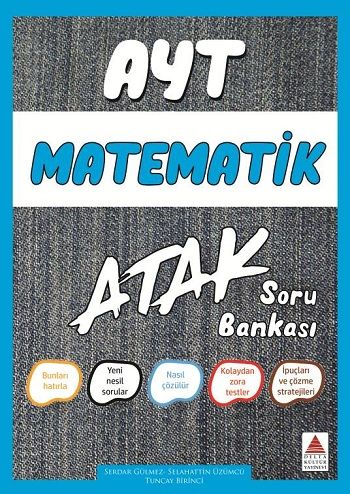 AYT Matematik Atak Soru Bankası - Delta Kültür Yayınevi Kitap