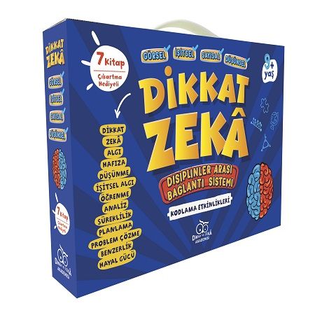 Dikkat Zeka 3. Sınıf Seti - 9 Yaş (7 Kitap Takım) - Dikkat ve Zeka Akademisi Yayınları Kitap