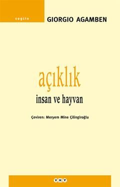 Açıklık - Giorgio Agamben, Felsefi Akımlar Türkçe kitap kapağı