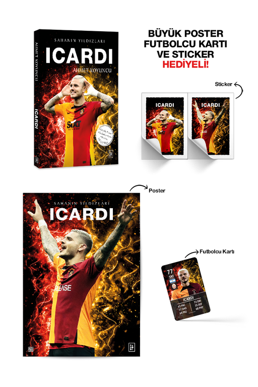 Icardi - Sahanın Yıldızları - Parodi Yayınları Kitap