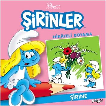Şirine Hikayeli Boyama - Şirinler - Pogo Çocuk Kitap