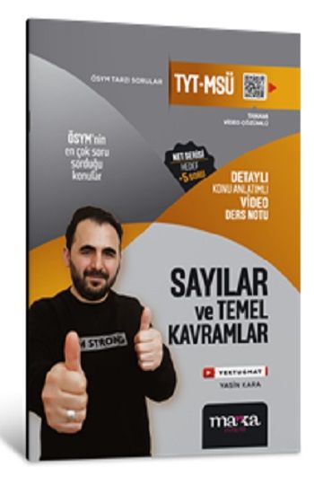 2025 TYT – MSÜ Sayılar ve Temel Kavramlar Detaylı Konu Anlatımlı Ders Notu - Marka Yayınları Kitap