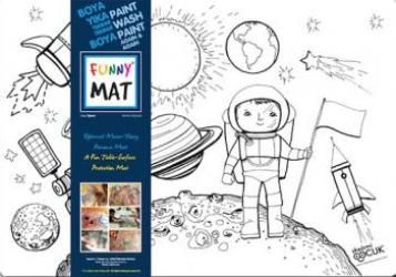 Funny Mat 1013 Uzay - Akademi Çocuk - Funny Mat Kitap