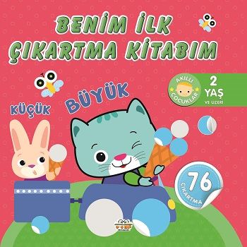 Benim İlk Çıkartma Kitabım - Küçük - Büyük - Parıltı Yayınları Kitap