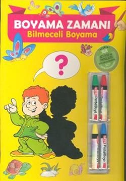 Boyama Zamanı: Bilmeceli Boyama Türkçe çocuk kitabı kapağı
