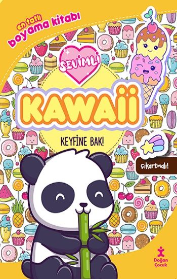 Kawaii Boyama Kitabı Keyfine Bak - Doğan Çocuk Kitap