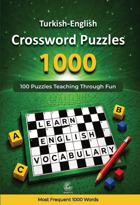 Turkish-English Crossword Puzzles (1000) - Grafiti Kitap