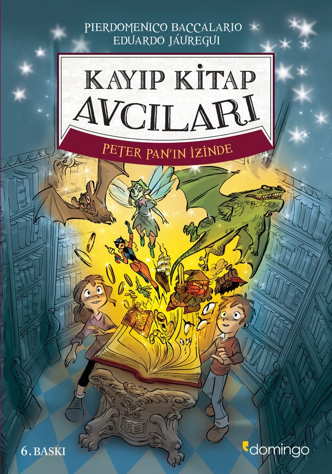 Kayıp Kitap Avcıları 1 -  Peter Pan'ın İzinde - Domingo Yayınevi Kitap